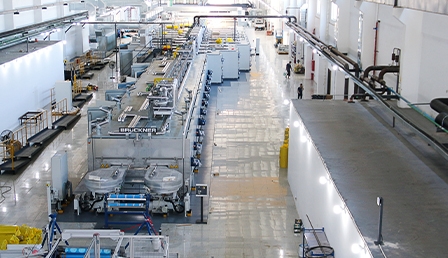 德國布魯克納BOPE-8.7米雙拉生產(chǎn)線(xiàn)